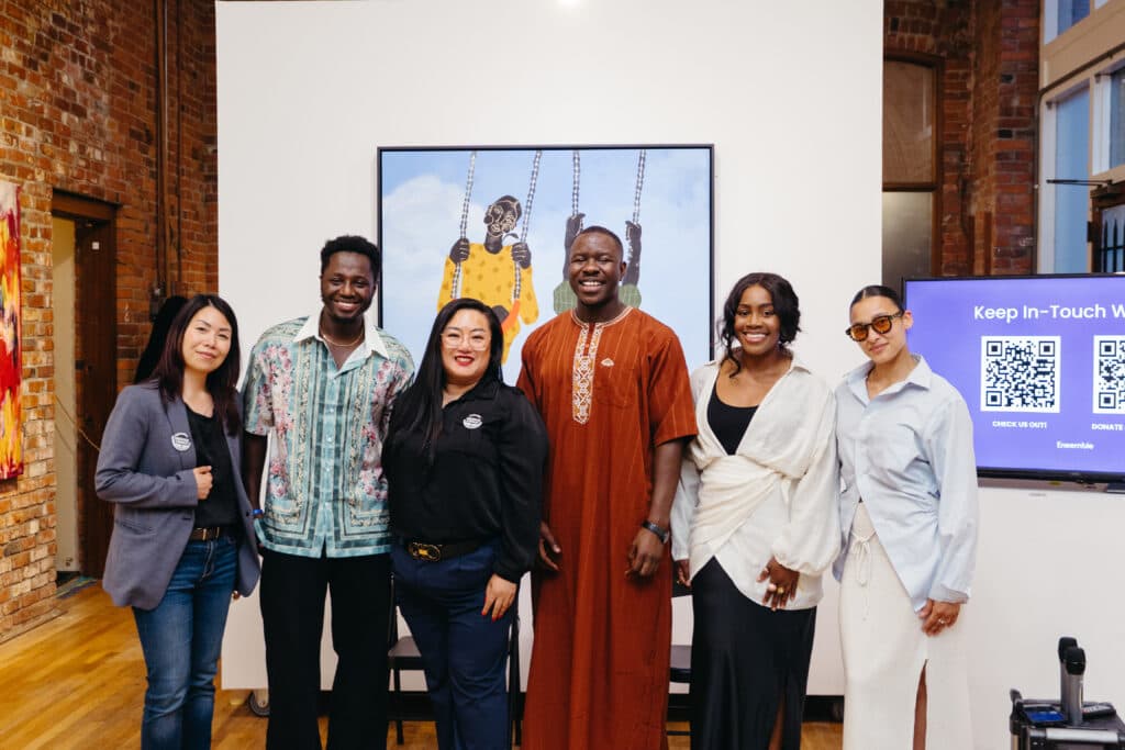 Community members gathered at an Ensemble Washington mixer in Seattle